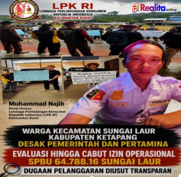Sumber:Laporan Aduan Masyarakat Kecamatan Sungai Laur, Kabupaten Ketapang